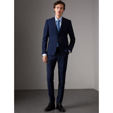 burberry royal blue suit|Burberry suit cost.